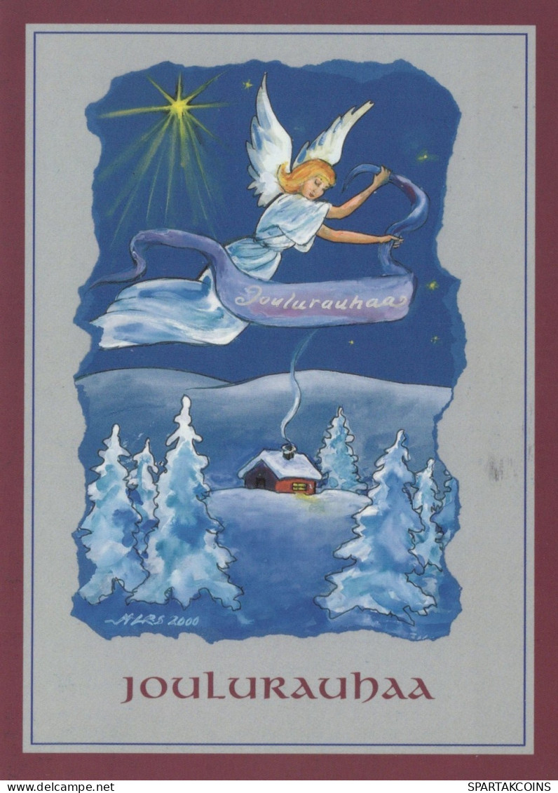 ENGEL WEIHNACHTSFERIEN Feiern & Feste Vintage Ansichtskarte Postkarte CPSM #PAH457.DE - Angels