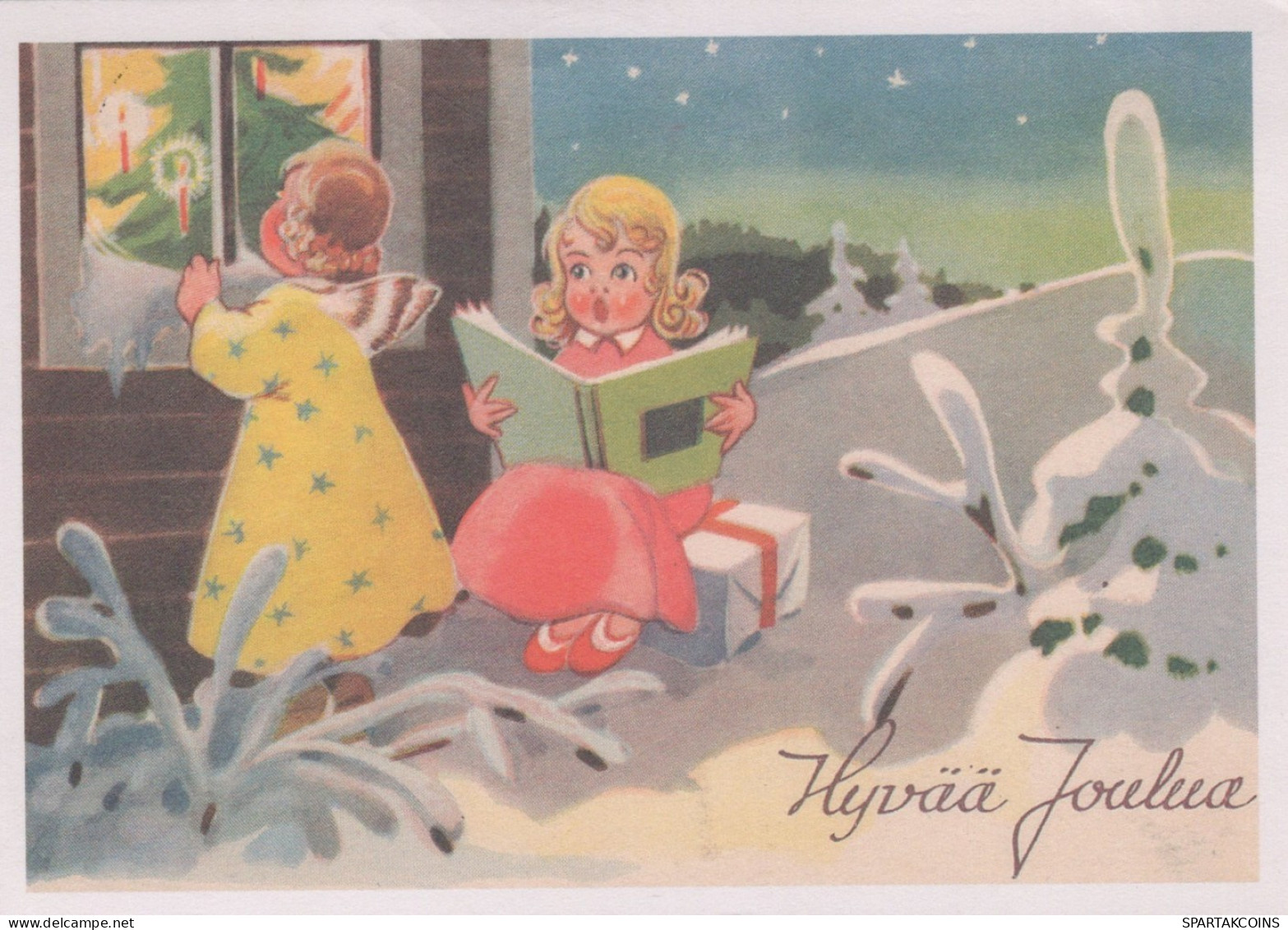 ENGEL WEIHNACHTSFERIEN Feiern & Feste Vintage Ansichtskarte Postkarte CPSM #PAH260.DE - Anges