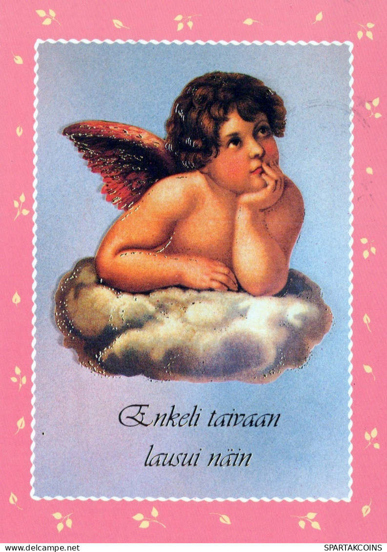 ENGEL WEIHNACHTSFERIEN Feiern & Feste Vintage Ansichtskarte Postkarte CPSM #PAH699.DE - Anges