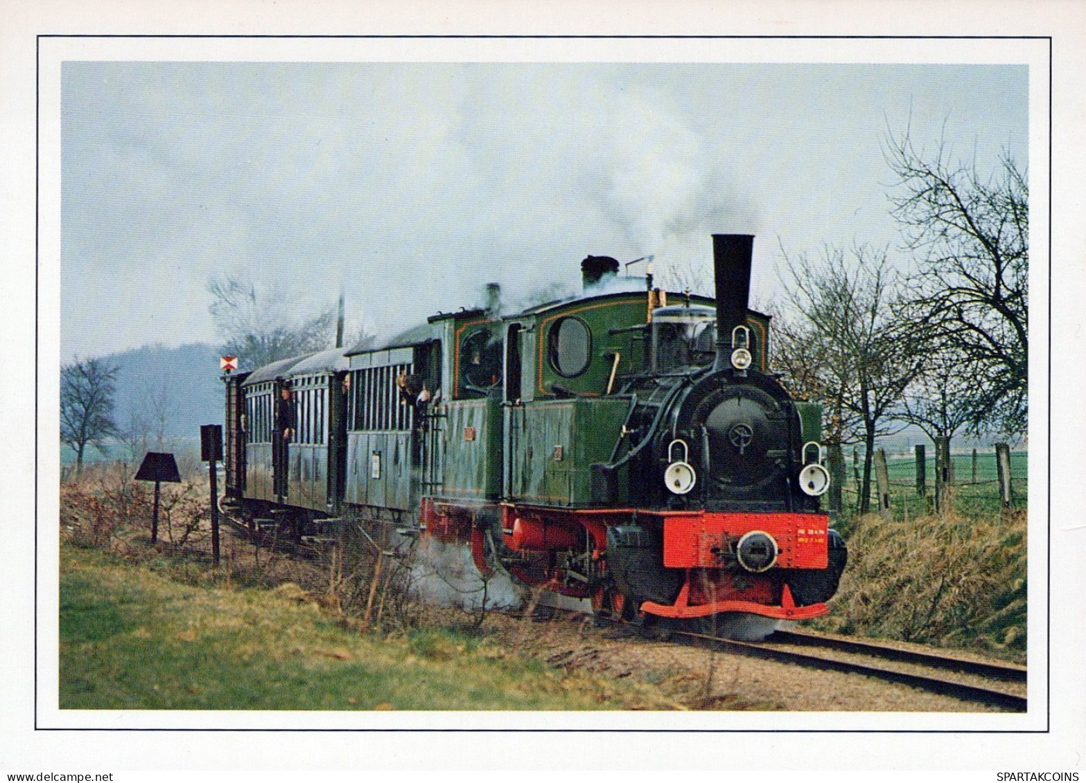 ZUG Schienenverkehr Eisenbahnen Vintage Ansichtskarte Postkarte CPSM #PAA684.DE - Treinen