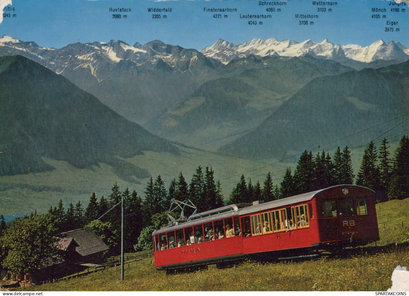 ZUG Schienenverkehr Eisenbahnen Vintage Ansichtskarte Postkarte CPSM #PAA947.DE - Treinen