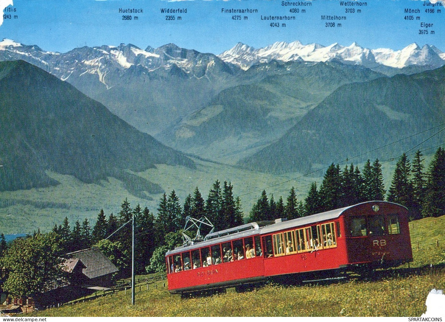 ZUG Schienenverkehr Eisenbahnen Vintage Ansichtskarte Postkarte CPSM #PAA947.DE - Treinen