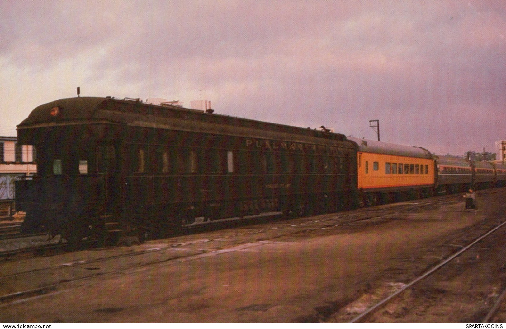 ZUG Schienenverkehr Eisenbahnen Vintage Ansichtskarte Postkarte CPSMF #PAA555.DE - Treinen