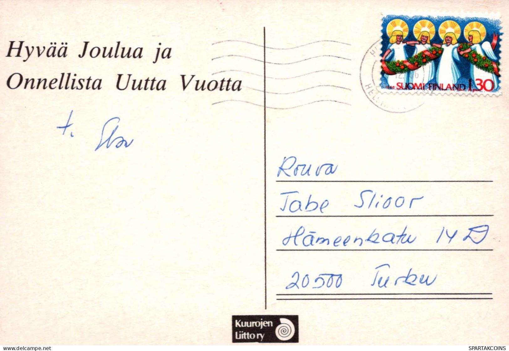 Buon Anno Natale Vintage Cartolina CPSM #PAT204.IT - Neujahr