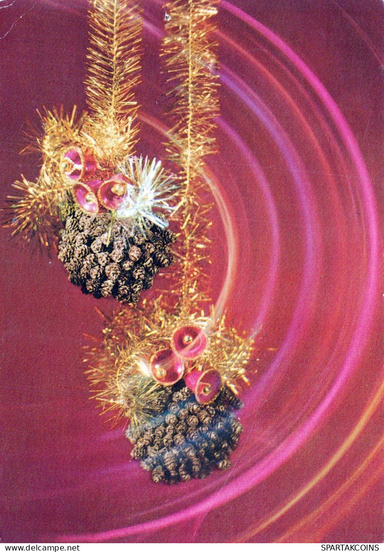 Buon Anno Natale Vintage Cartolina CPSM #PAT393.IT - Neujahr