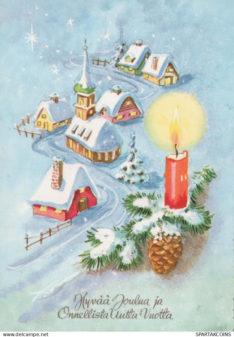 Buon Anno Natale Vintage Cartolina CPSM #PAT139.IT - Neujahr