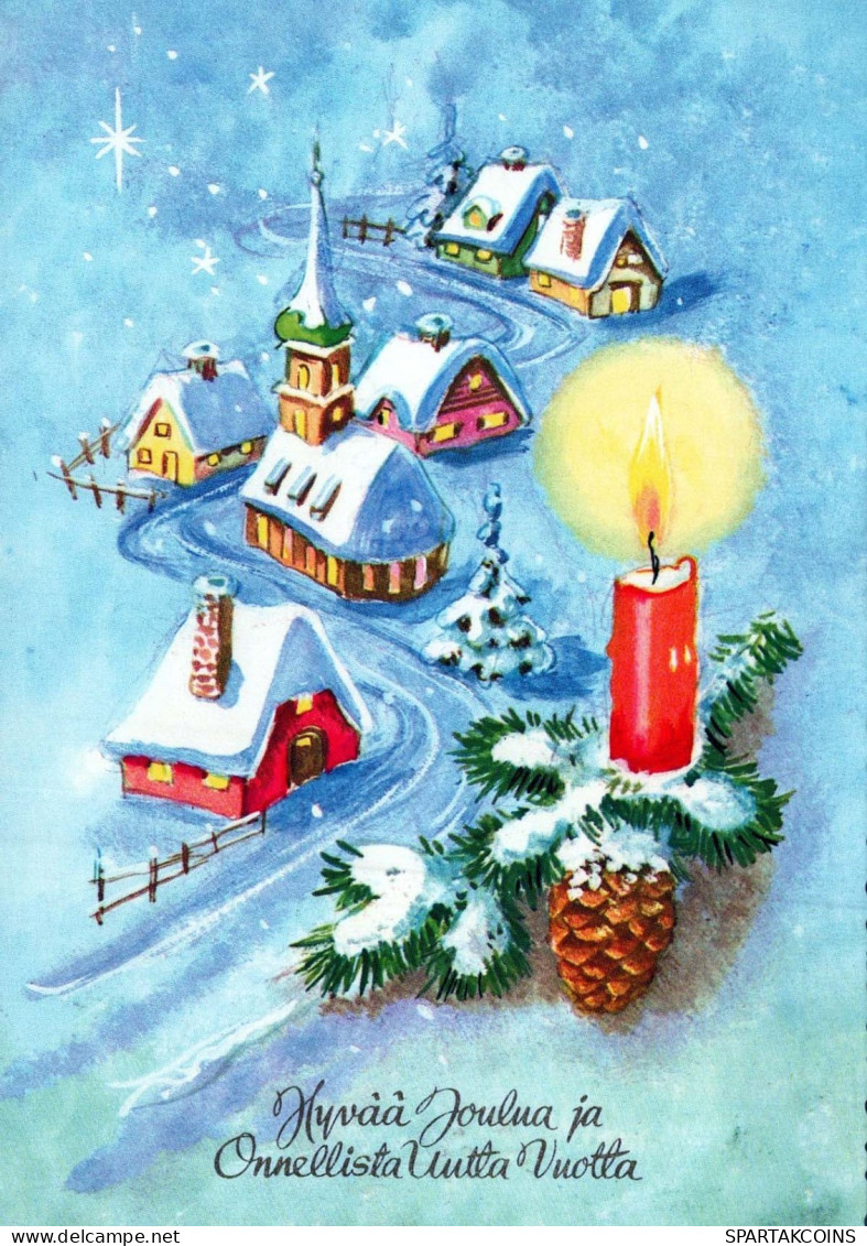 Buon Anno Natale Vintage Cartolina CPSM #PAT139.IT - Neujahr