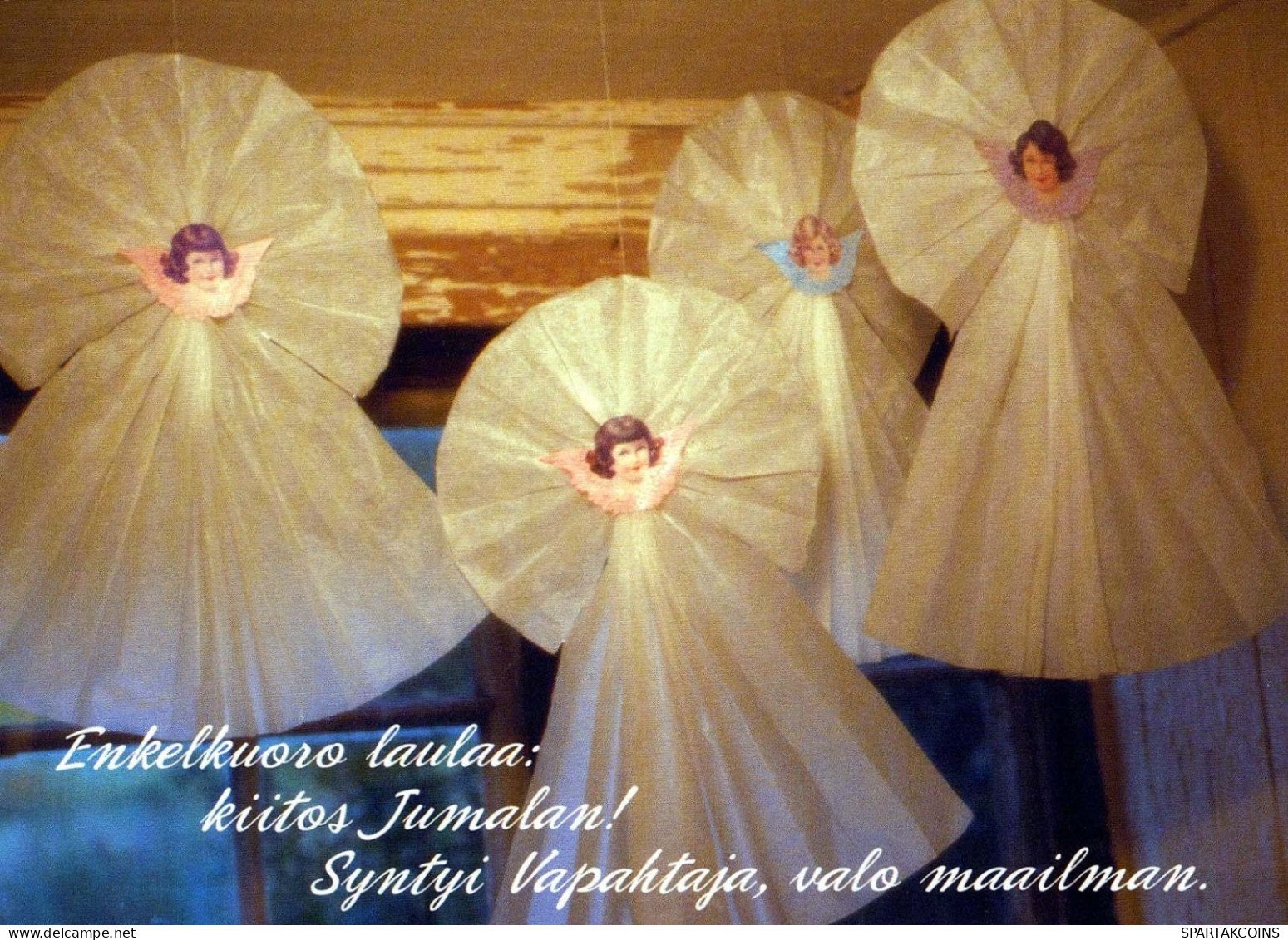 ANGELO Buon Anno Natale Vintage Cartolina CPSM #PAS770.IT - Anges