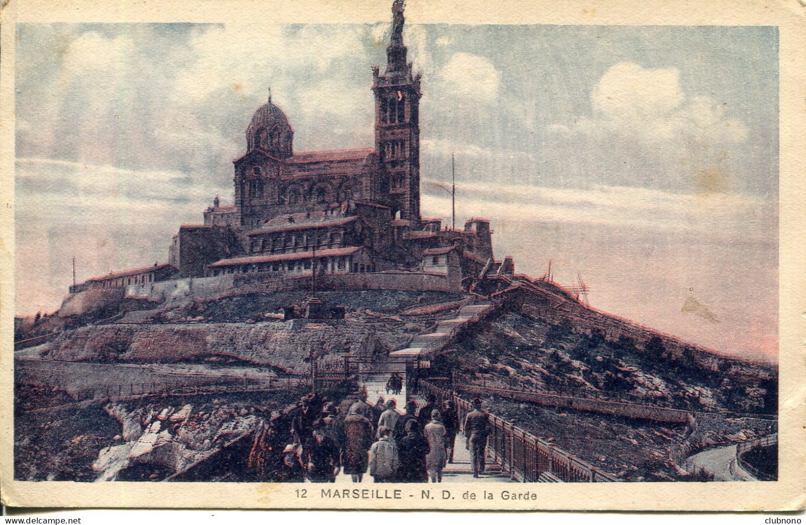 CPA - MARSEILLE - N.DAME DE LA GARDE - Notre-Dame De La Garde, Ascenseur