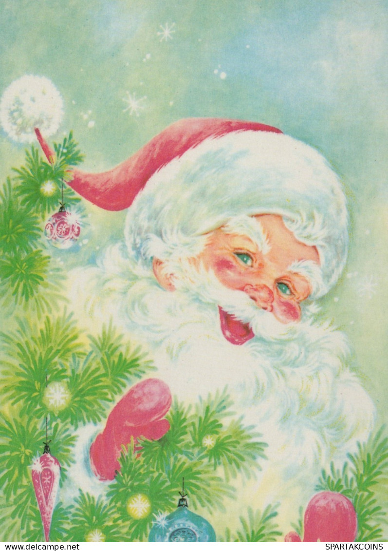 BABBO NATALE Natale Vintage Cartolina CPSM #PAJ874.IT - Santa Claus