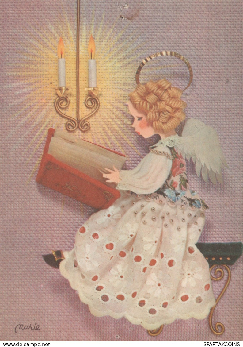 ANGELO Buon Anno Natale Vintage Cartolina CPSM #PAJ277.IT - Anges