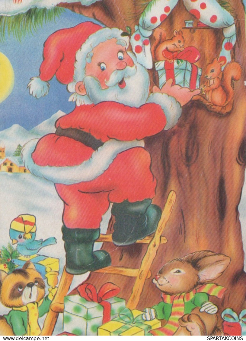 BABBO NATALE Natale Vintage Cartolina CPSMPF #PAJ399.IT - Santa Claus