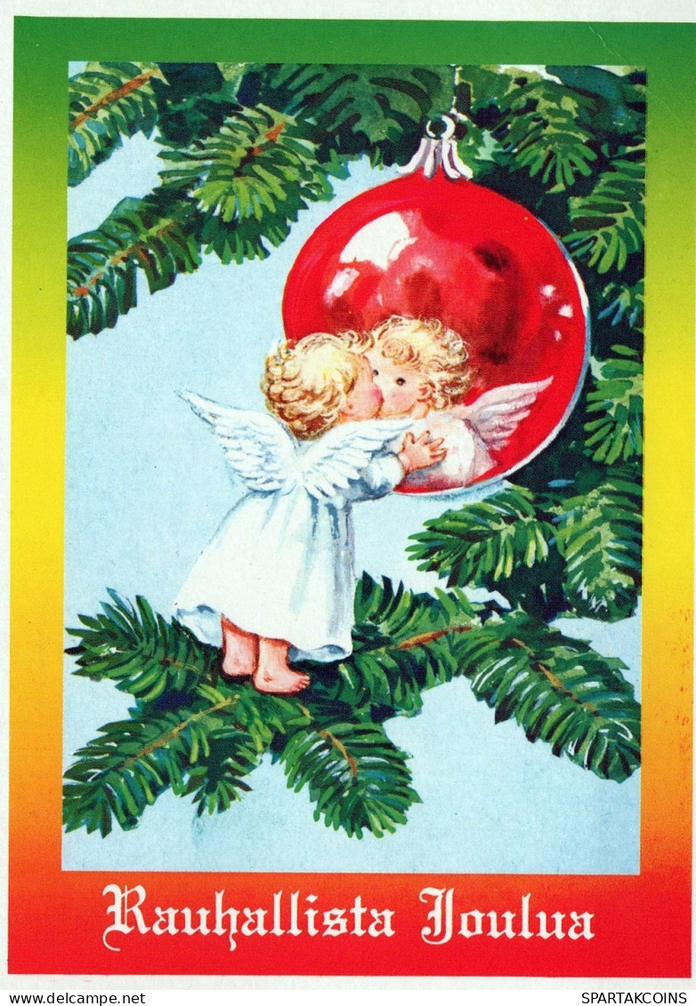 ANGELO Buon Anno Natale Vintage Cartolina CPSM #PAH393.IT - Anges