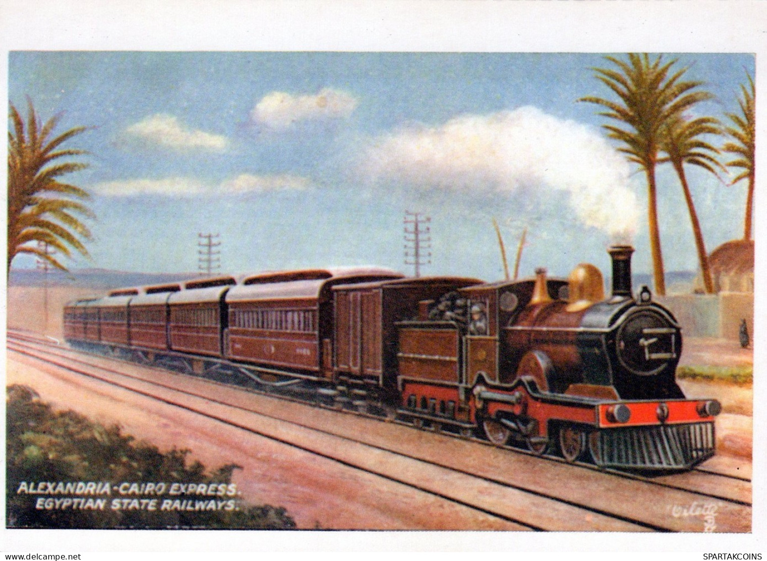 TRENO TRASPORTO FERROVIARIO Vintage Cartolina CPSM #PAA685.IT - Treinen