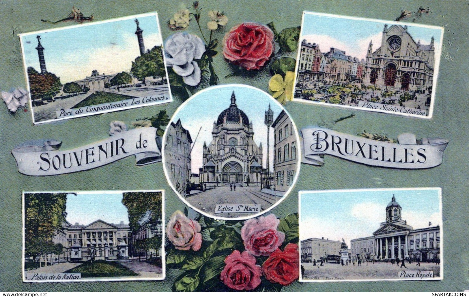 BELGIEN BRÜSSEL Postkarte CPA #PAD988.DE - Bruxelles-ville
