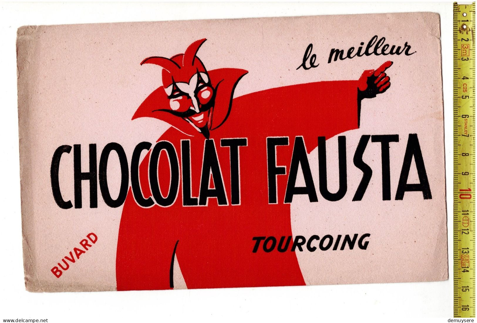 SOLDE 2009 - BUVARD - CHOCOLAT FAUSTRA  TOURCOING - Chocolat