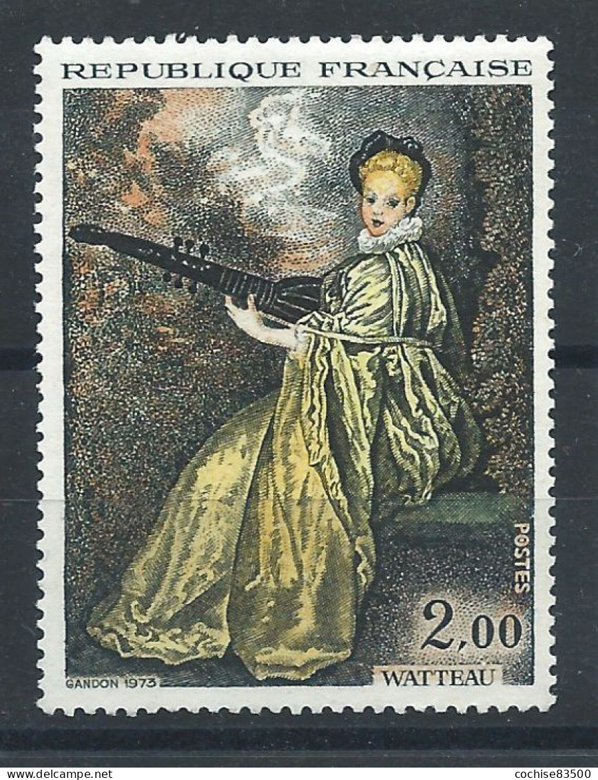 France N°1765** (MNH) 1973 - Variété Point Dans Le O De Poste - Unused Stamps