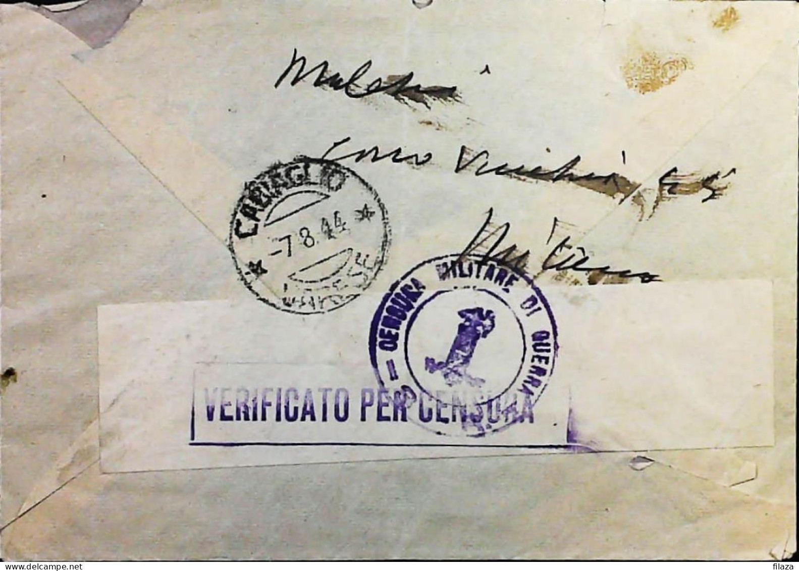 RSI 1943 - 1945 Lettera / Cartolina Da Clusone (Bergamo) Con Censura RSI - S7463 - Marcophilia