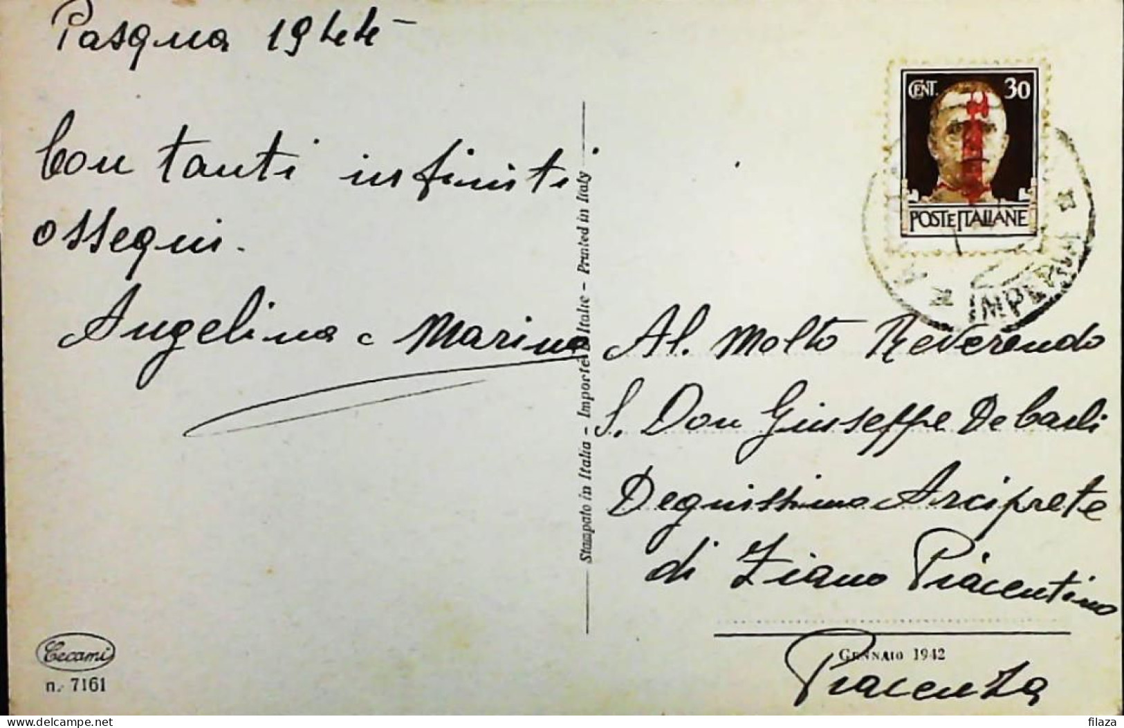RSI 1943 - 1945 Lettera / Cartolina Da Arma Di Taggia (Imperia) - S7496 - Poststempel