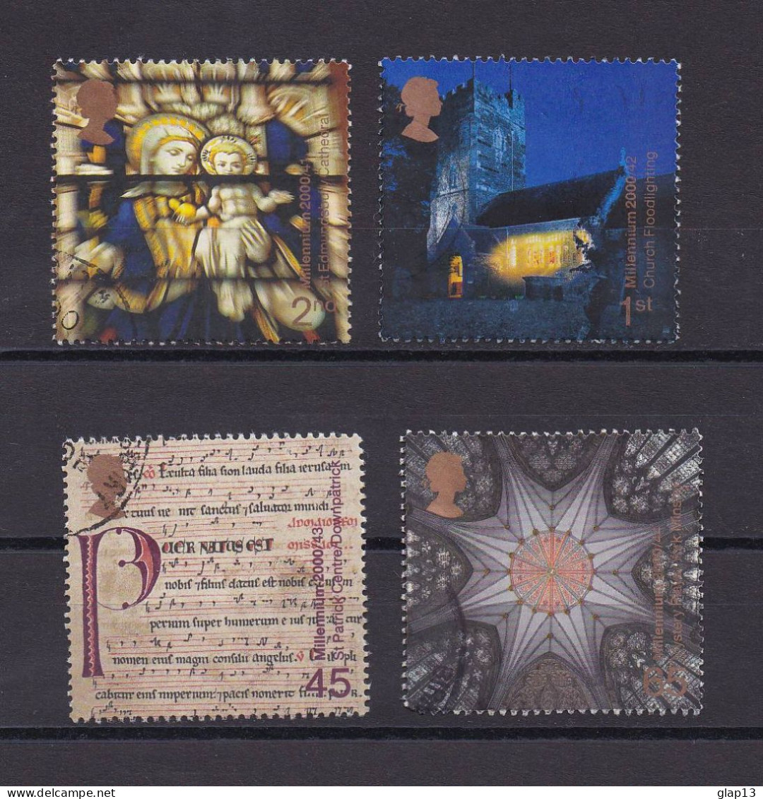 GRANDE-BRETAGNE 2000 TIMBRE N°2207/10 OBLITERE NOUVEAU MILLENAIRE - Used Stamps