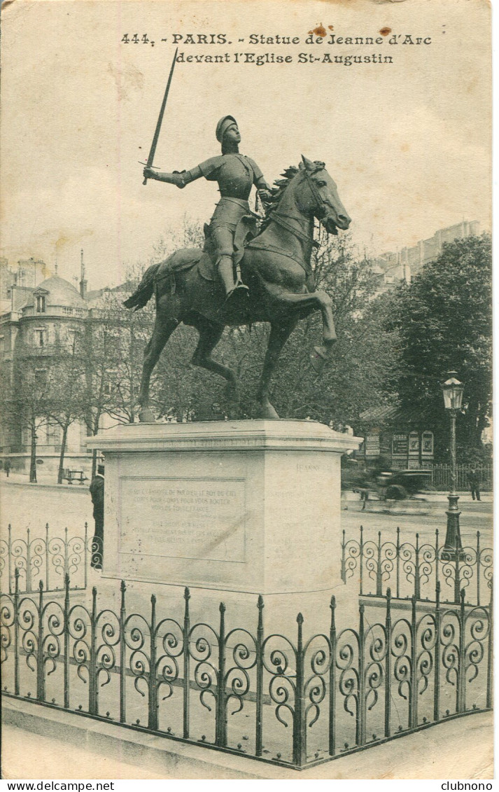 CPA - PARIS -  STATUE DE JEANNE D'ARC - Statues