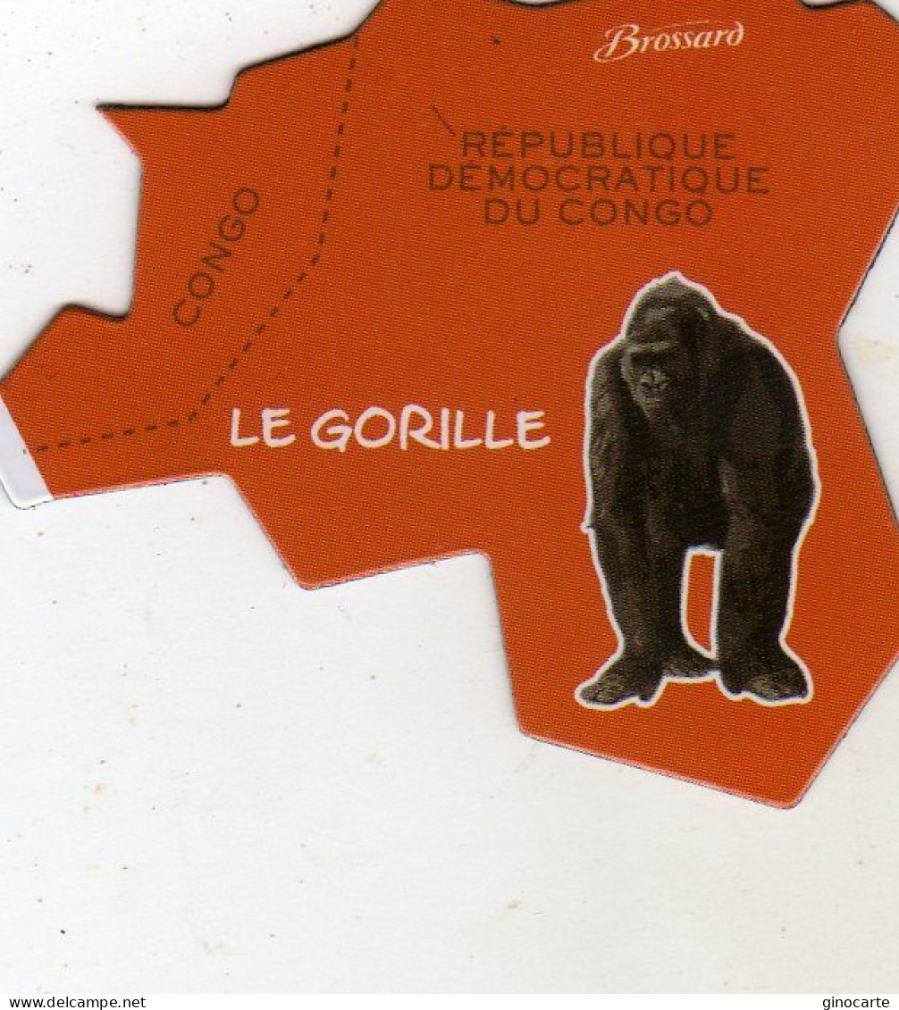 Magnets Magnet Afrique Brossard Republique Du Congo Le Gorille - Toerisme