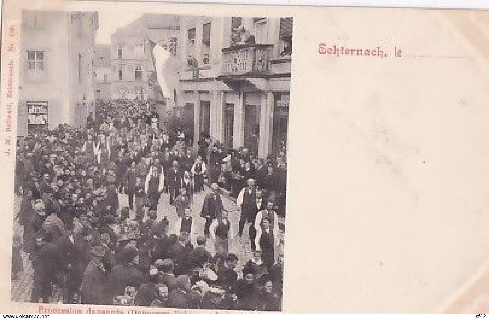 ECHTERNACH                                  PROCESSION DANSANTE   DANSEURS    PRECURSEUR - Echternach