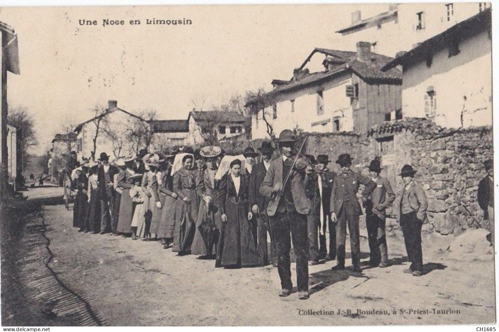 Saint-Priest-Taurion (87) Noce Limousine . Violoniste - Saint Priest Taurion