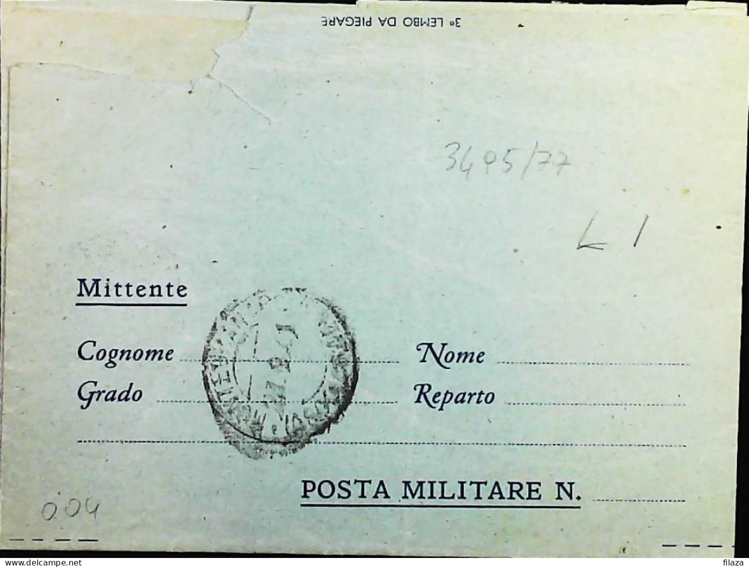 POSTA MILITARE ITALIA IN SLOVENIA  - WWII WW2 - S7429 - Correo Militar (PM)