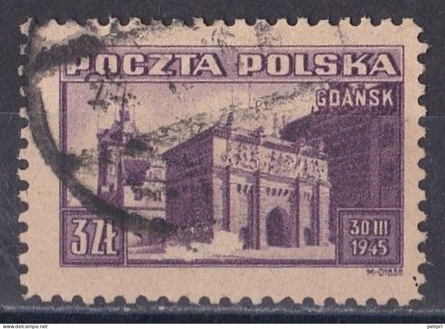 Pologne - République 1944 - 1960   Y & T N °  452  Oblitéré - Oblitérés