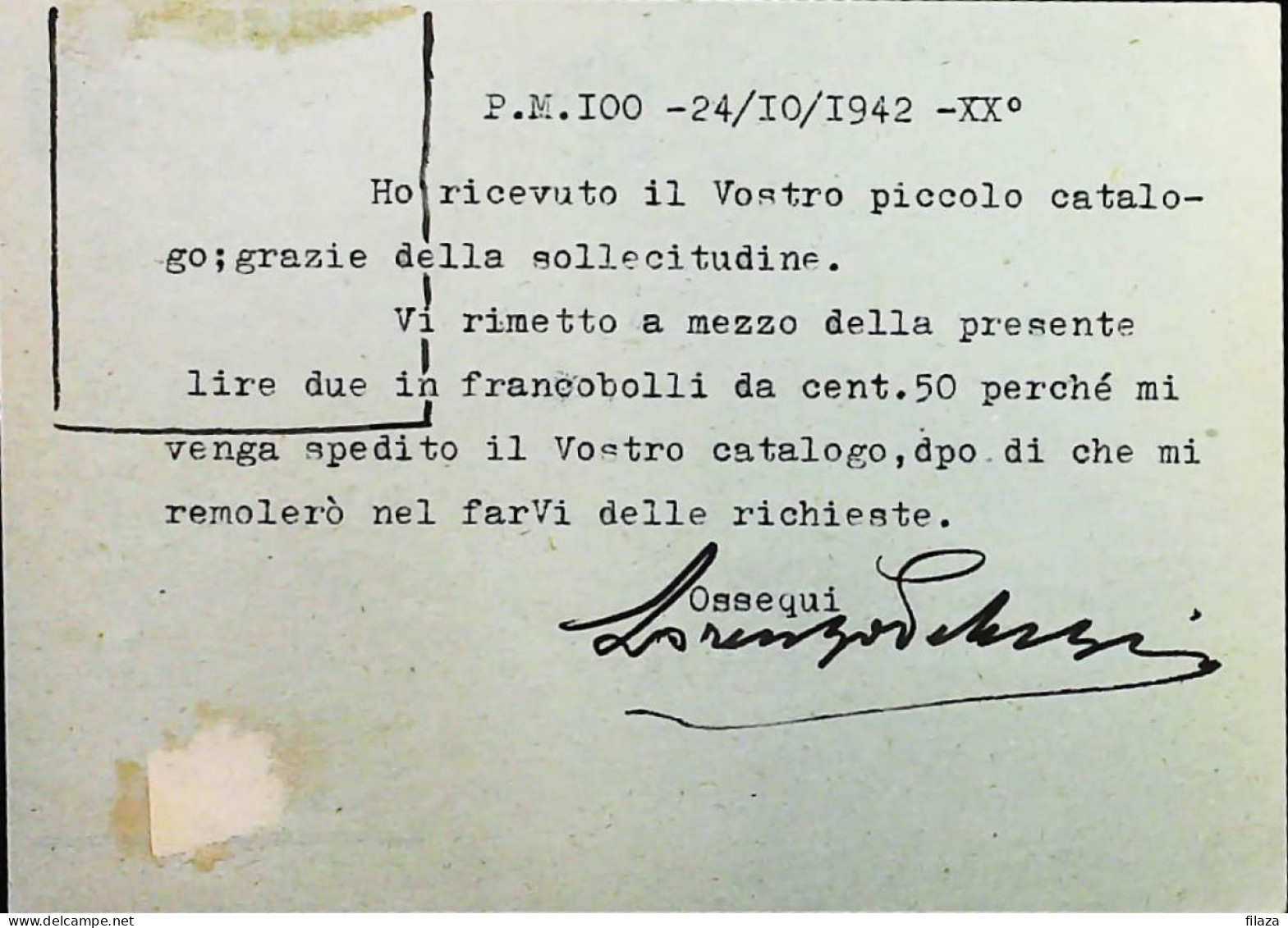 POSTA MILITARE ITALIA IN SLOVENIA  - WWII WW2 - S7395 - Military Mail (PM)