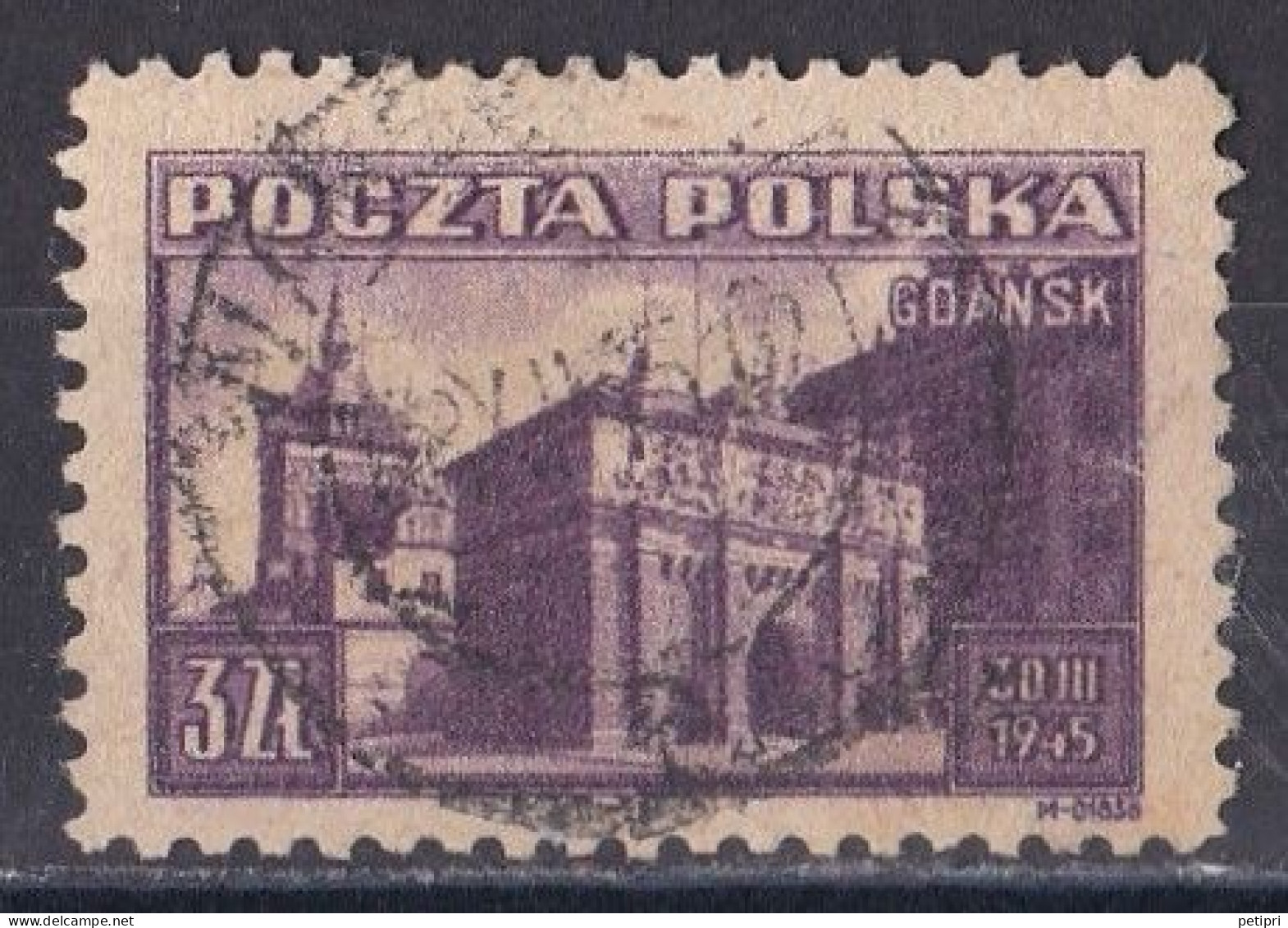 Pologne - République 1944 - 1960   Y & T N °  452  Oblitéré - Usati