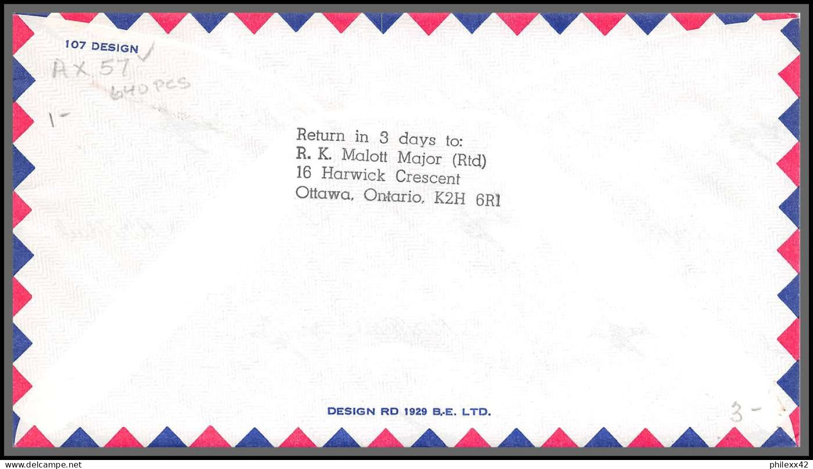 12712 Airport Mirabel Montreal 26/10/1975 Premier Vol First Flight Lettre Airmail Cover Canada - Aviones