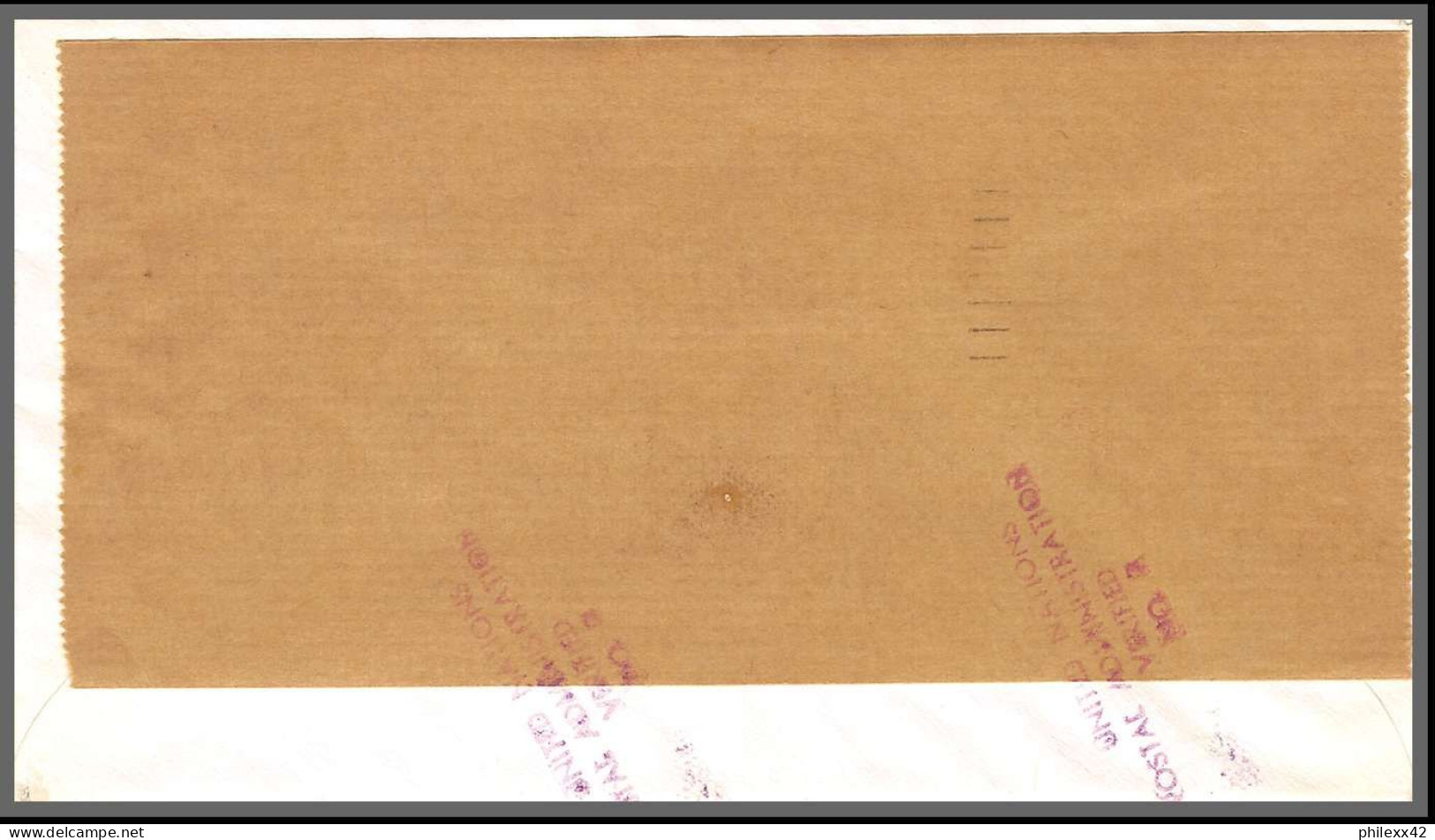 12660 23/11/1958 ? Premier Vol First Flight Lettre Airmail Cover Usa New York United Nations Aviation - Aviones