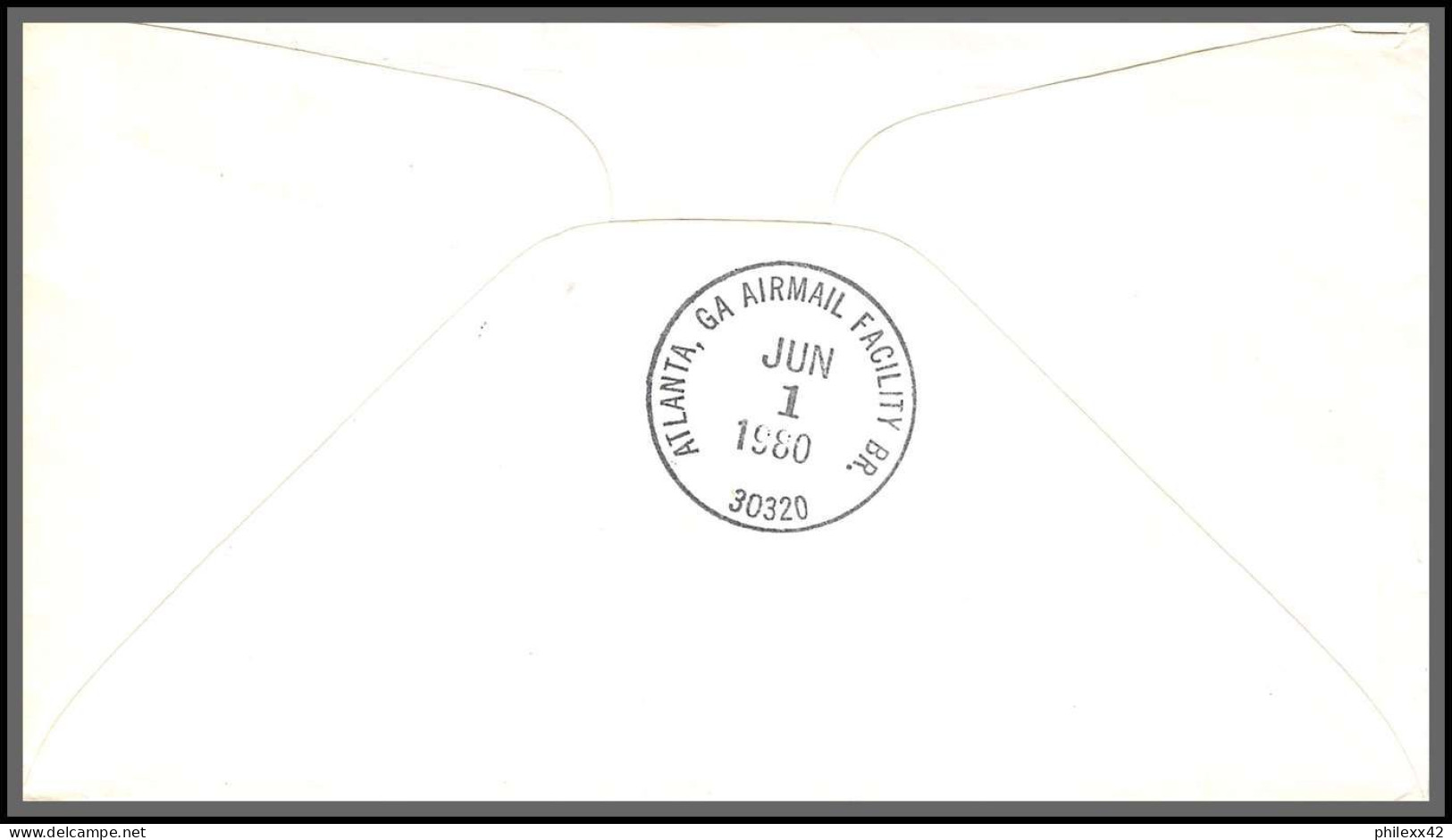 12594 Delta Airlines 1/6/1980 Premier Vol First Flight Seattle Portland Lettre Airmail Cover Usa Aviation - 3c. 1961-... Lettres