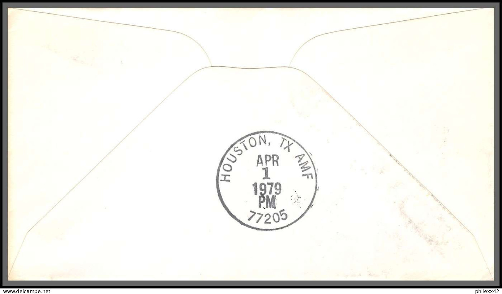 12589 Allegheny Airlines Columbus Houston 1/4/1979 Premier Vol First Flight Lettre Airmail Cover Usa Aviation - 3c. 1961-... Briefe U. Dokumente