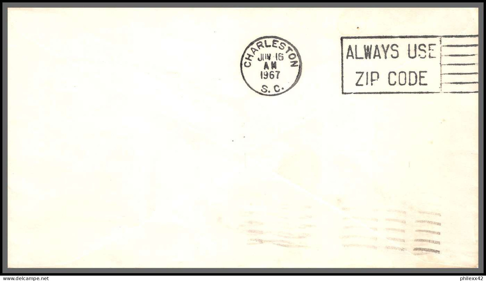 12509 Am 98 Columbia 15/6/1967 Inauguration Premier Vol First Flight Lettre Jet Air Mail Service Cover Usa Aviation - 3c. 1961-... Brieven