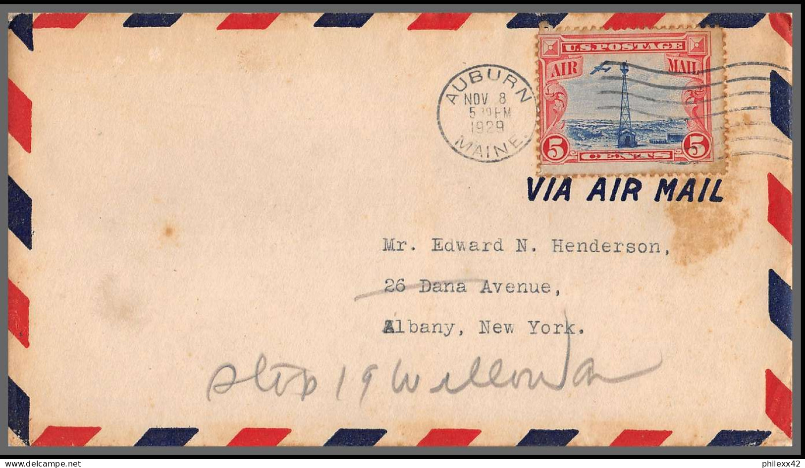 12742 Lot De 18 Lettres Documents Premier Vol First Flight Lettre Airmail Cover Usa Aviation - Aviones