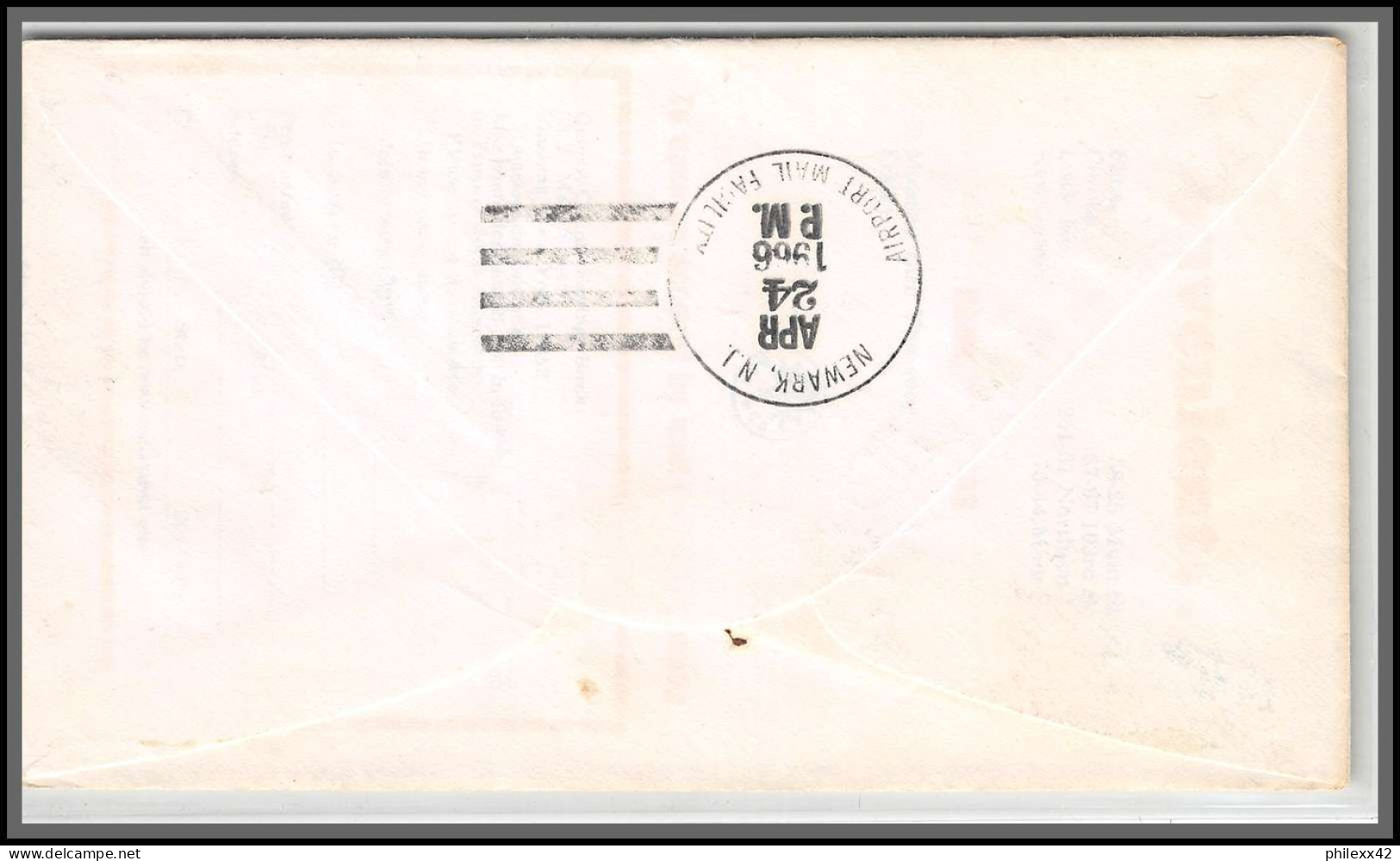 12486 Am 9 Washington Airport 24/4/1966 Premier Vol First Jet Service Flight Lettre Airmail Cover Usa Aviation - 3c. 1961-... Covers