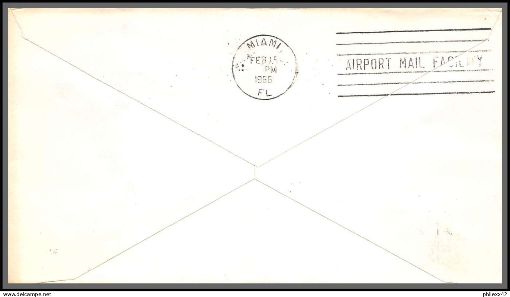 12482 Am 5 Inauguration Syracuse 15/2/1966 Premier Vol First Flight Lettre Airmail Cover Usa Aviation - 3c. 1961-... Brieven