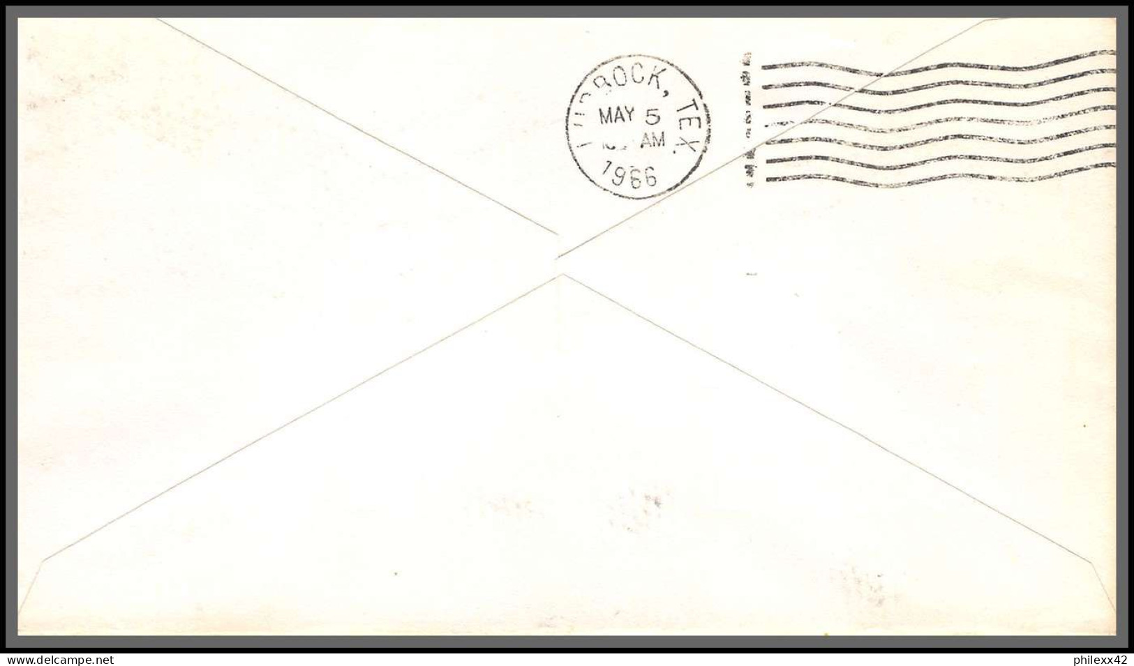 12479 Am 29 Dallas 5/5/1966 Premier Vol First Flight Lettre Airmail Cover Usa Aviation - 3c. 1961-... Covers