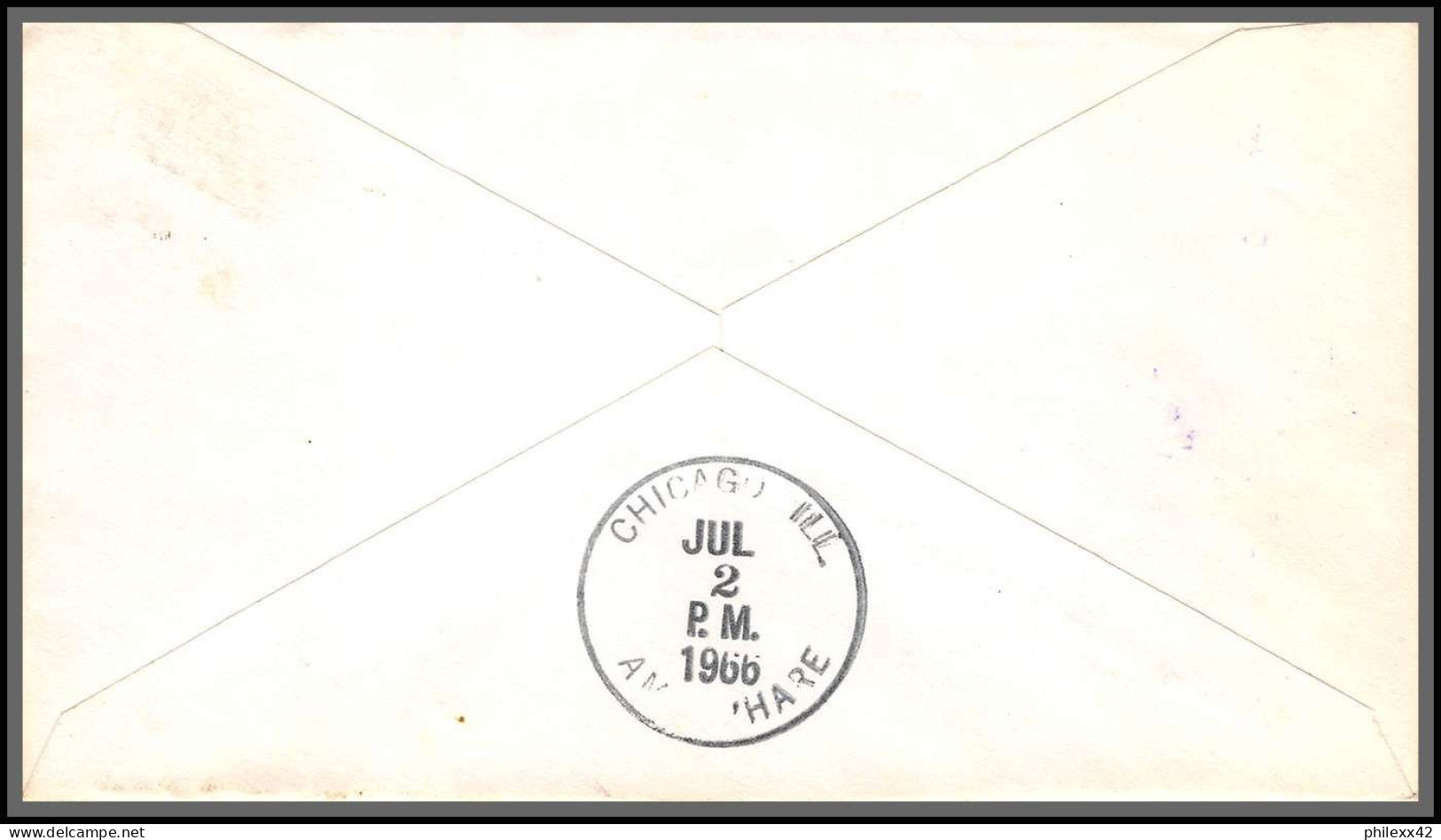 12477 Am 88 Baltimore 1/7/1966 Premier Vol First Prop Jet Mail Service Flight Lettre Airmail Cover Usa Aviation - 3c. 1961-... Lettres