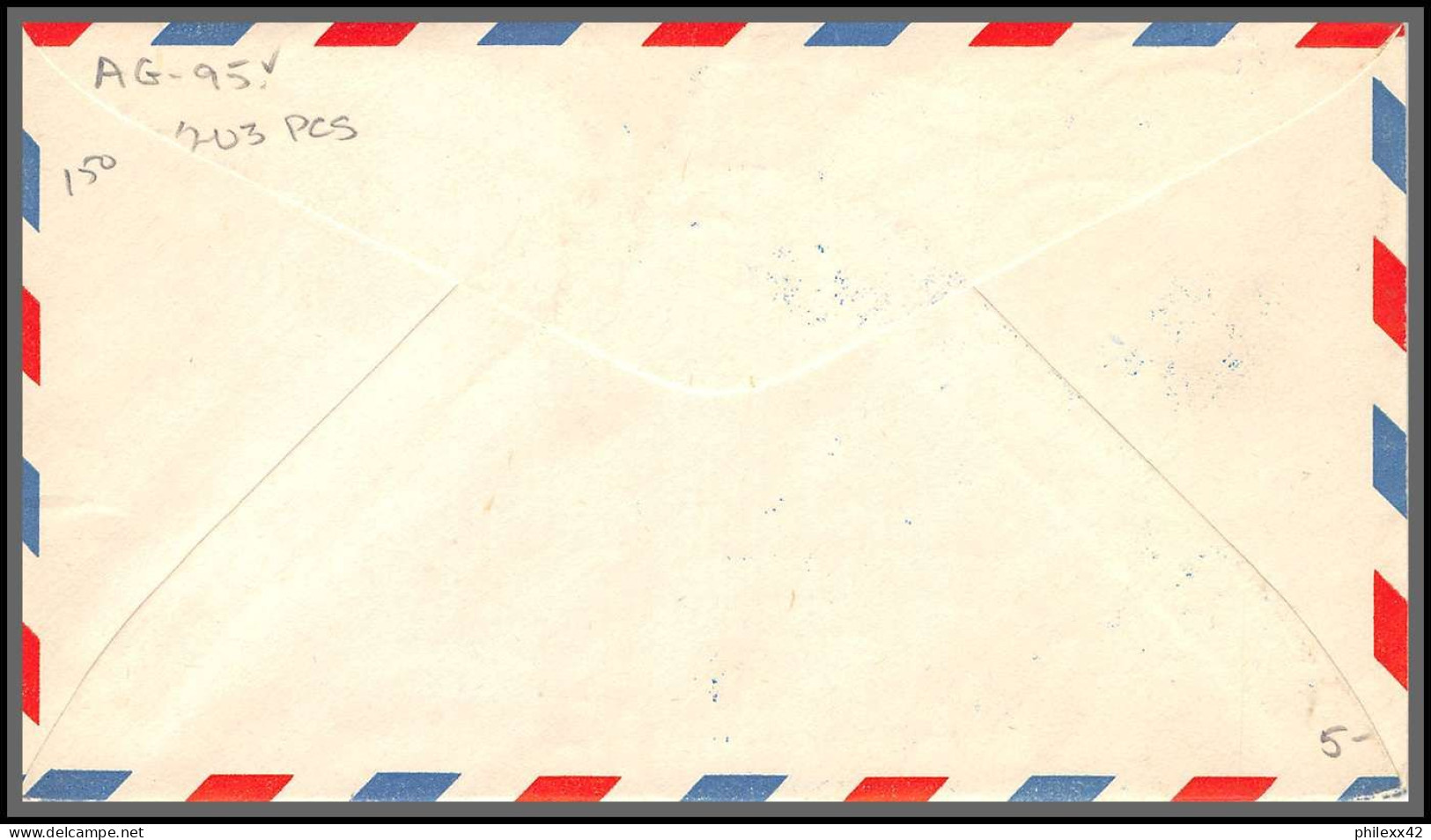 12391 20 Th Anniversary Jacksonville Naval Air Station 14/10/1960 Airmail Entier Stationery Usa Aviation - 2c. 1941-1960 Brieven