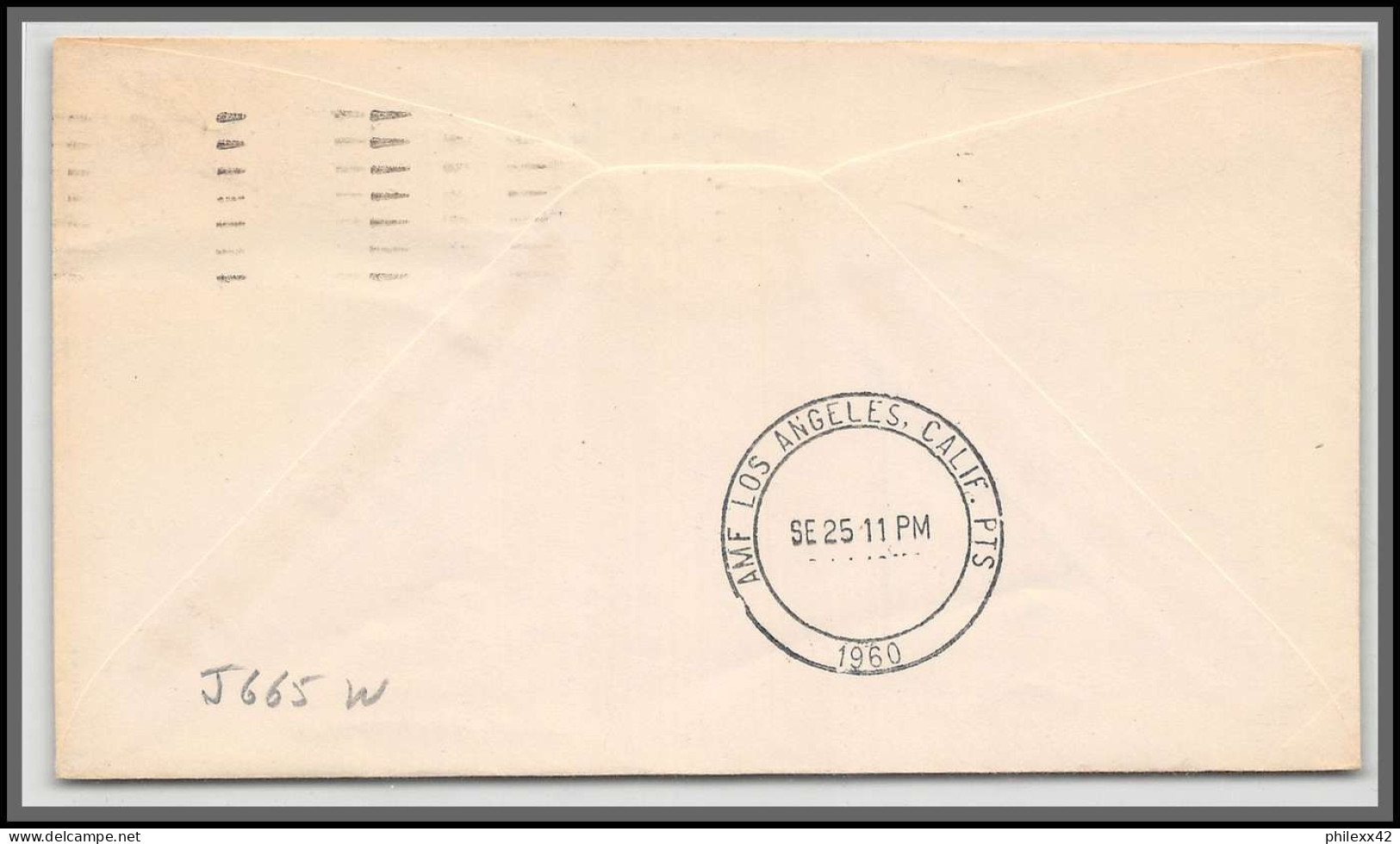 12390 Am 4 Am 29 El Paso 25/9/1960 Premier Vol First Jet Interchange Flight Lettre Airmail Cover Usa Aviation - 2c. 1941-1960 Cartas & Documentos