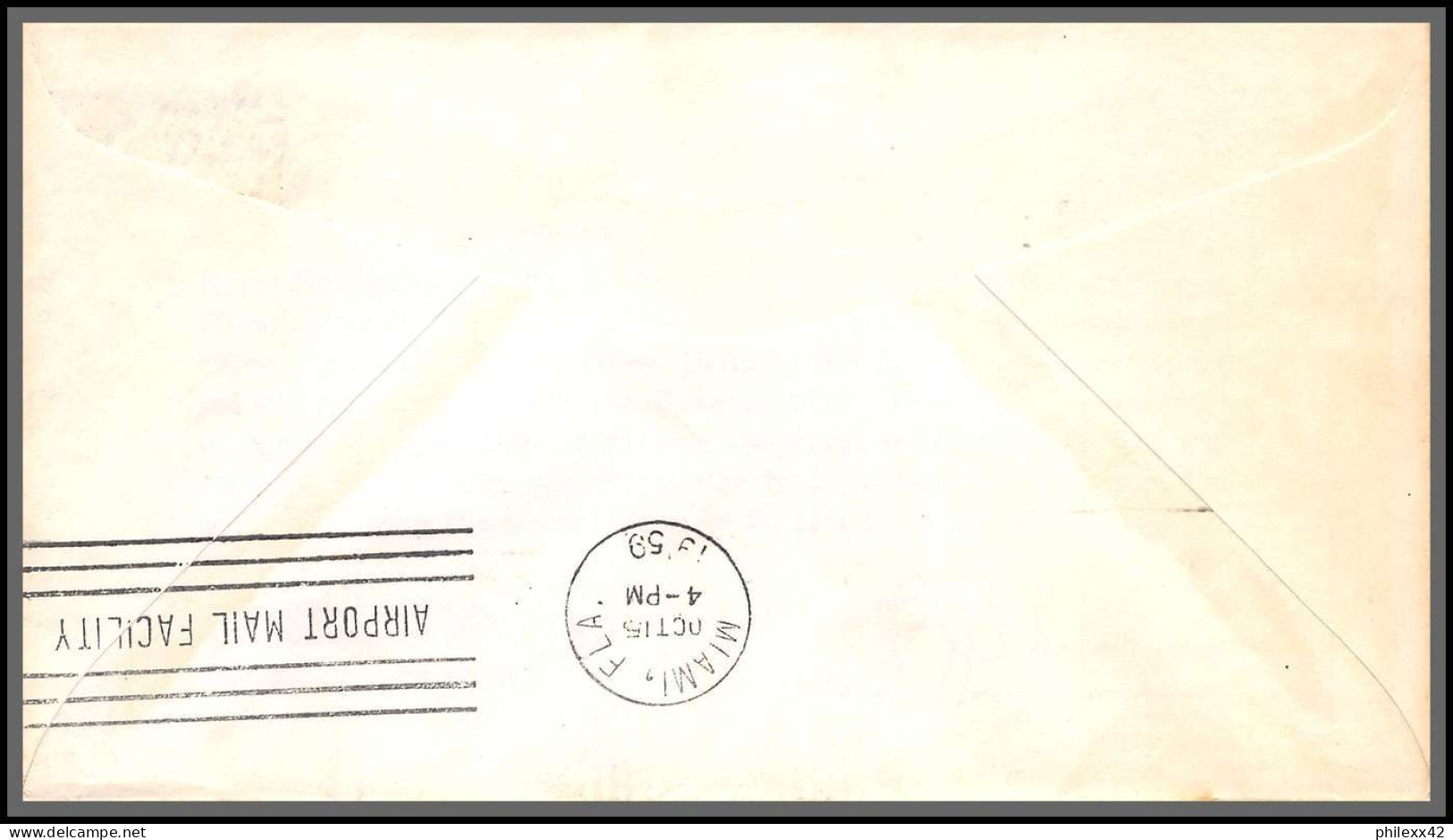 12341 Am 8 Royal Service 15/10/1959 Chicago Premier Vol First Delta Jet Flight Lettre Airmail Cover Usa Aviation - 2c. 1941-1960 Covers