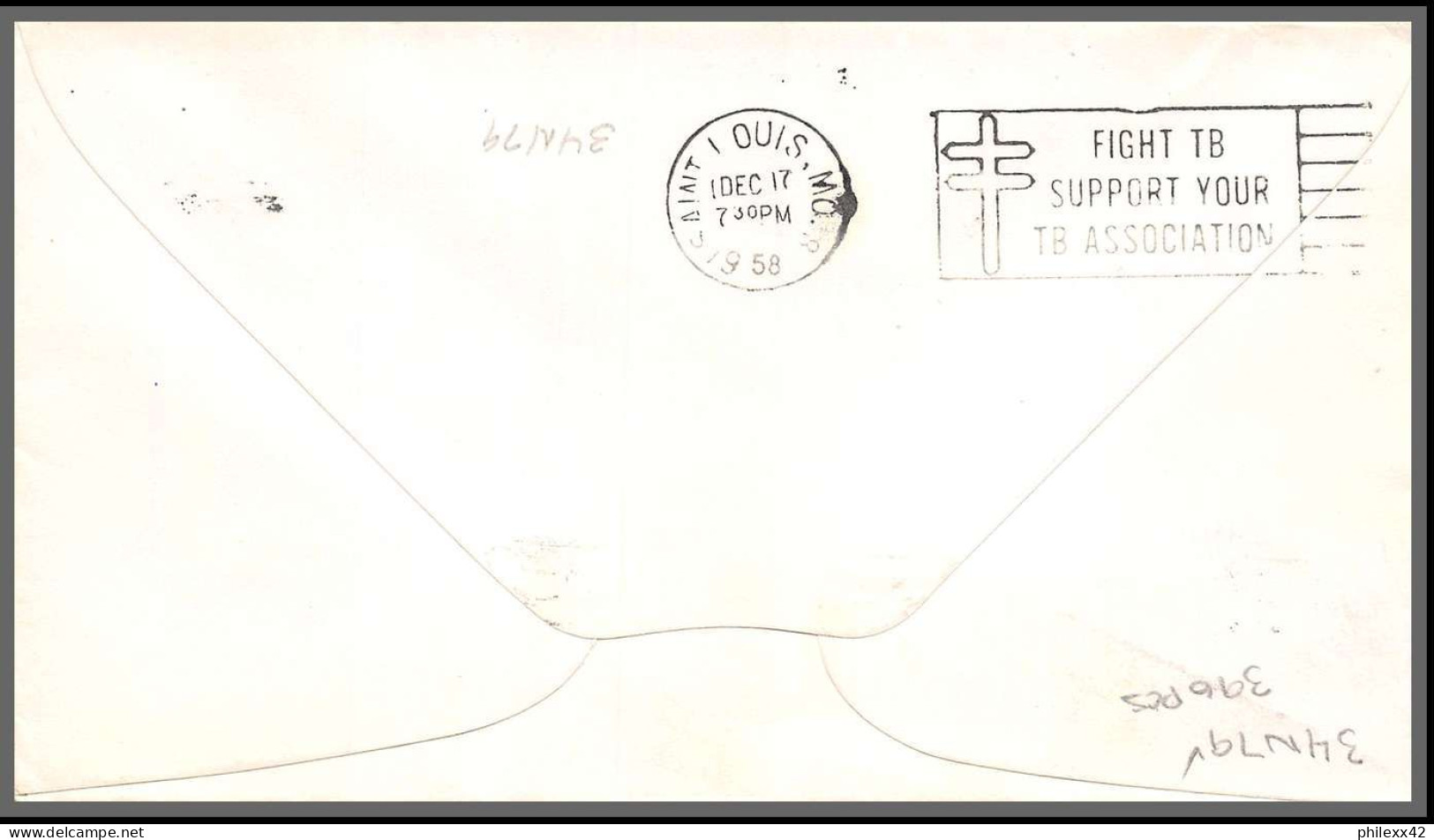 12295 Am 2 Route Extension Miami 17/12/1958 Premier Vol First Flight Lettre Airmail Cover Usa Aviation - 2c. 1941-1960 Storia Postale