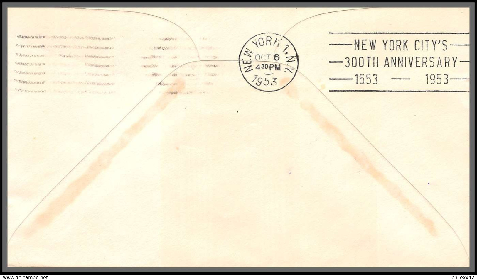 12264 Twa United Washington New York Chicago 6/10/1953 Premier Vol First Flight Regular Mail Lettre Airmail Cover Usa - 2c. 1941-1960 Brieven