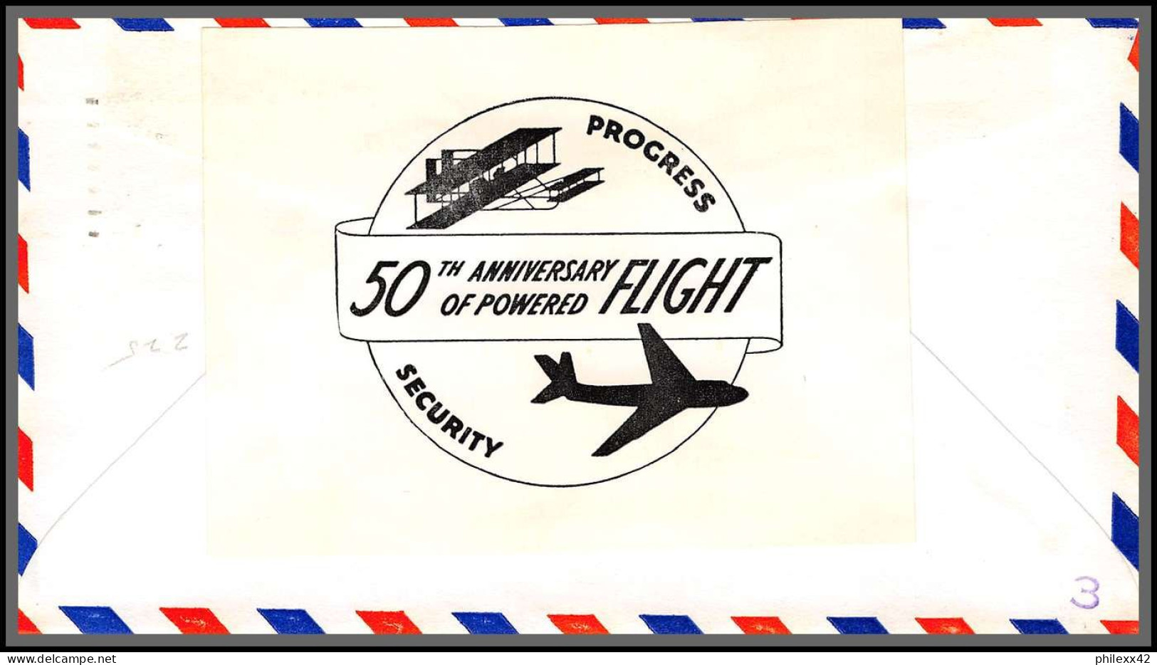 12256 Dedication Fort Worth Airport 25/4/1953 Premier Vol First Flight Lettre Airmail Cover Usa Aviation - 2c. 1941-1960 Covers