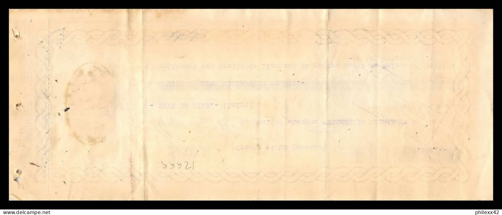 12999 Banque Francaise Et Italienne Verreries Richarme Rive De Gier Loire 1926 Timbre Fiscal Fiscaux Sur Document France - Storia Postale