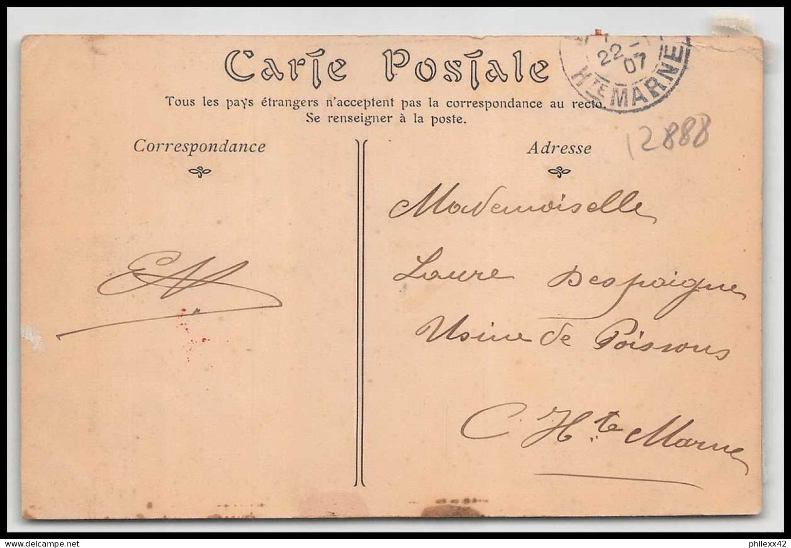 12888 5c Vert Convoyeur Nice 1907 Monaco Carte Postale Menton Postcard - Storia Postale